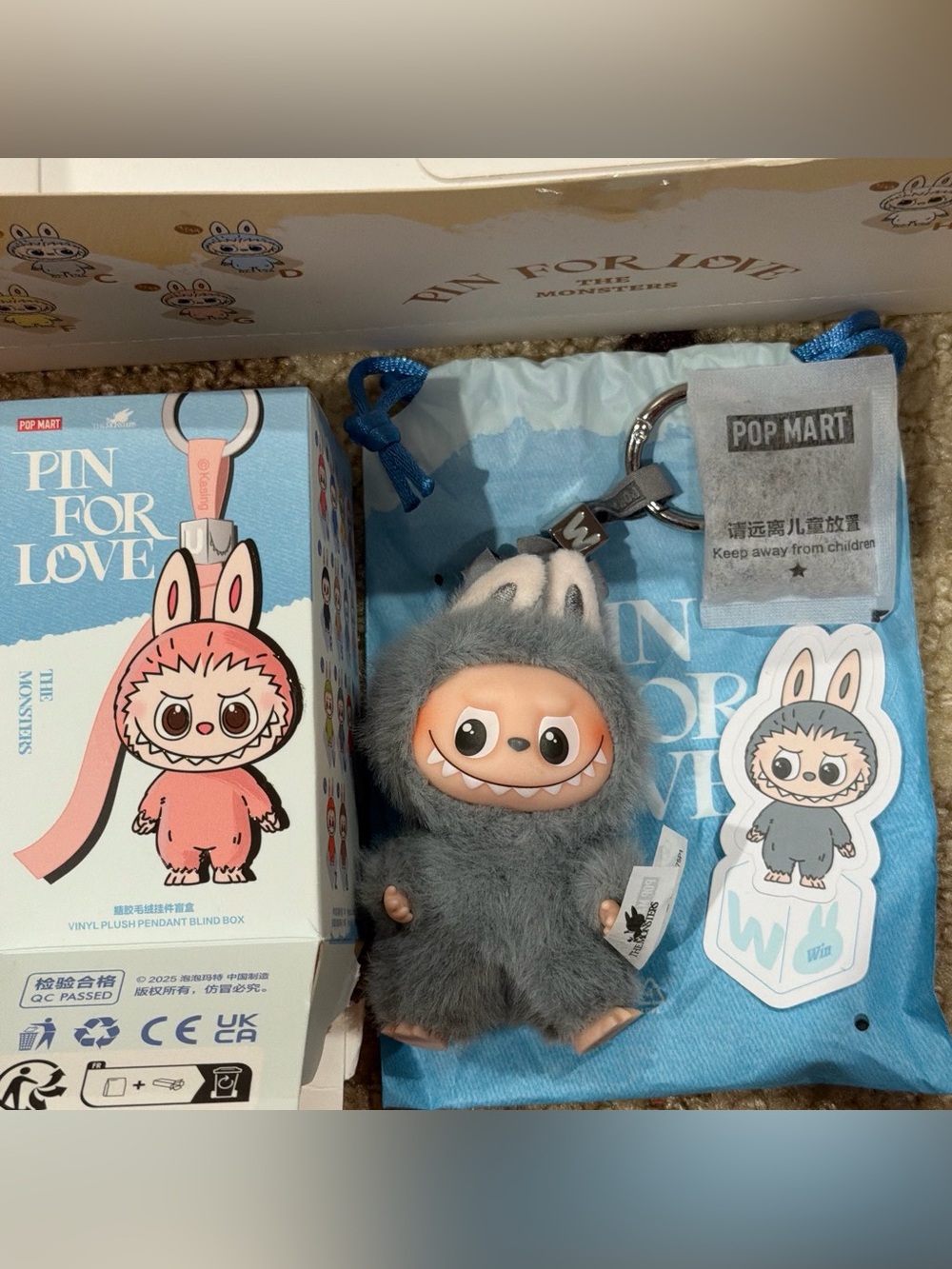 POP MART - Pin for Love - Labubu - confirmed “W”